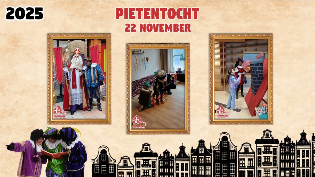 Zaterdag 22 november 2025 |  12:30- 14:30 uur | Pietentocht centrum